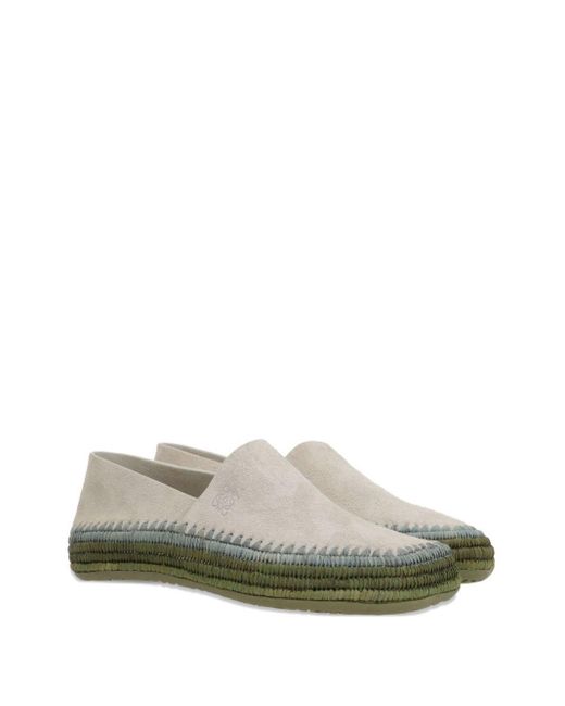 Loewe Gray Rio Suede Espadrilles for men