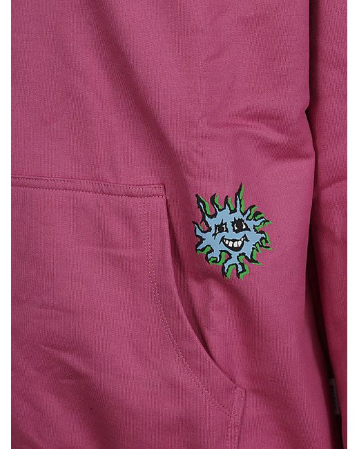 Rassvet (PACCBET) Pink Cotton Sweatshirt With Print for men