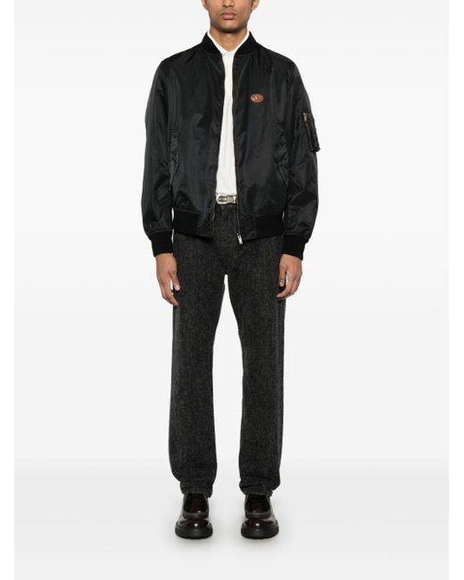Valentino Black Bomber Jacket for men