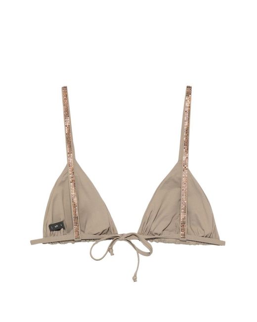 Fisico Natural Bikini With Rhinestones