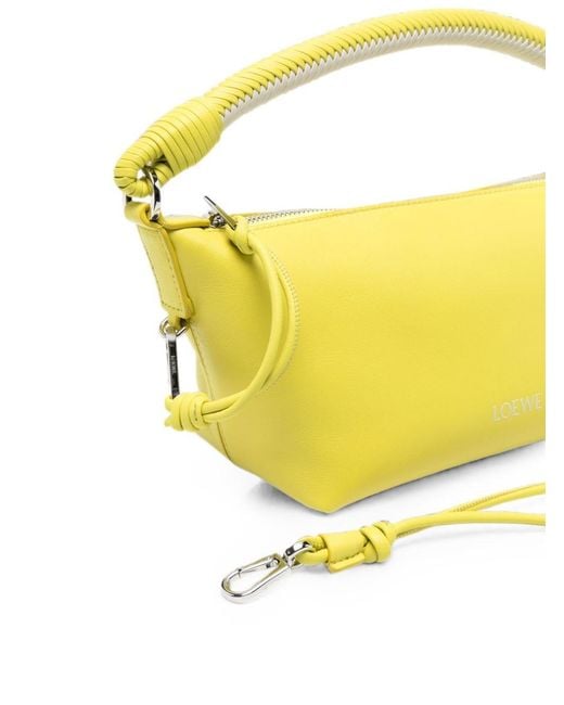 Loewe Yellow Cala Leather Pouch