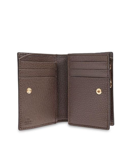 Portafoglio Bifold Ophidia di Gucci in Brown