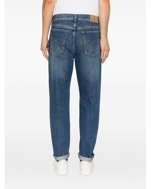 Brunello Cucinelli Blue Denim Cotton Jeans for men