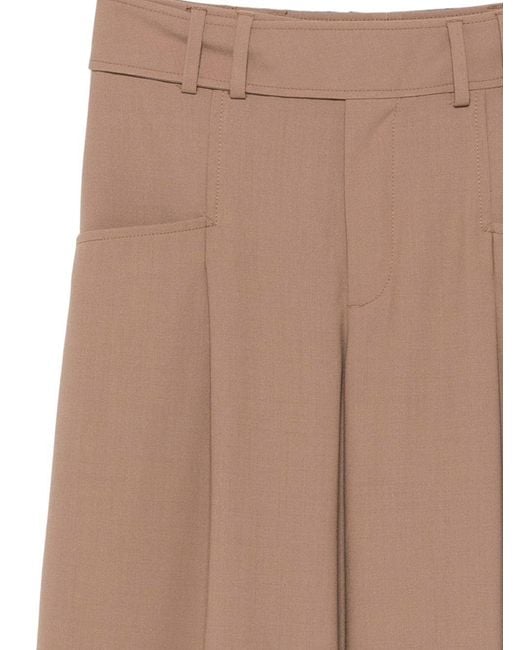 Closed Brown Wool Blend Trousers