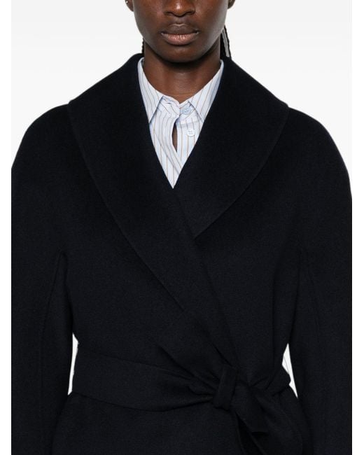 Max Mara Blue Wool Coat