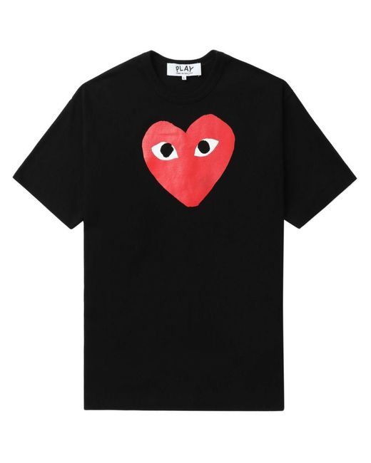 COMME DES GARÇONS PLAY Black Heart Cotton T-Shirt