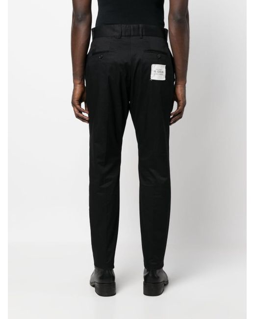 Dolce & Gabbana High-waist Tailored Trousers in Black for Men