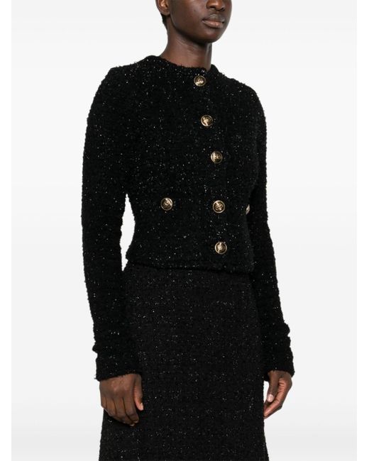 Balenciaga Black Cropped Jacket