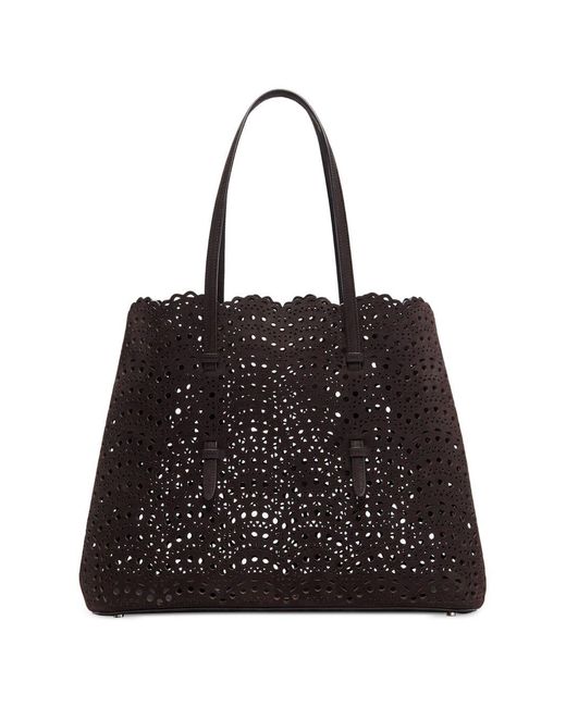 Alaïa Black Mina 37 Leather Handbag