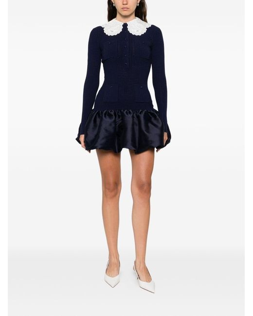 Self-Portrait Blue Dresses