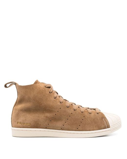 Adidas by Wales Bonner Brown Superstar Hi Sneakers for men