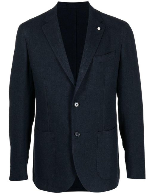 Luigi Bianchi Blue Pants for men