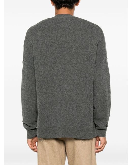 Extreme Cashmere Gray Cashmere Cardigan