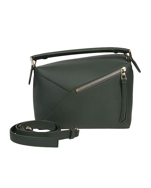 Borsa Puzzle Edge Piccola In Pelle di Loewe in Black