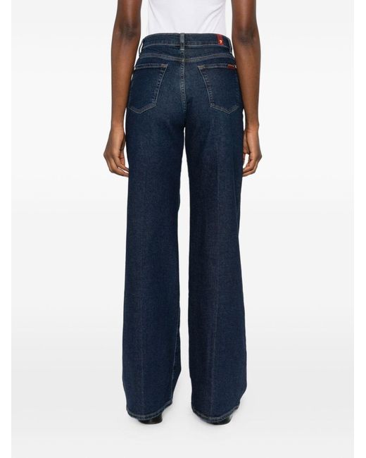 7 For All Mankind Blue Lotta Denim Jeans