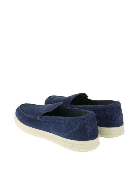 Woolrich Blue Double Ut Slip.On Moccasin for men