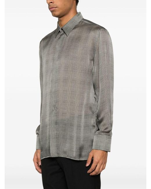 Camicia di Saint Laurent in Gray da Uomo