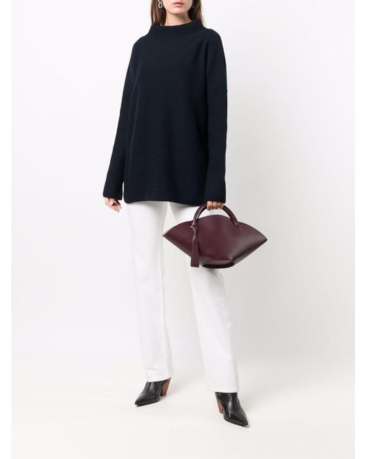 Daniela Gregis Blue Wool Turtle-Neck Sweater