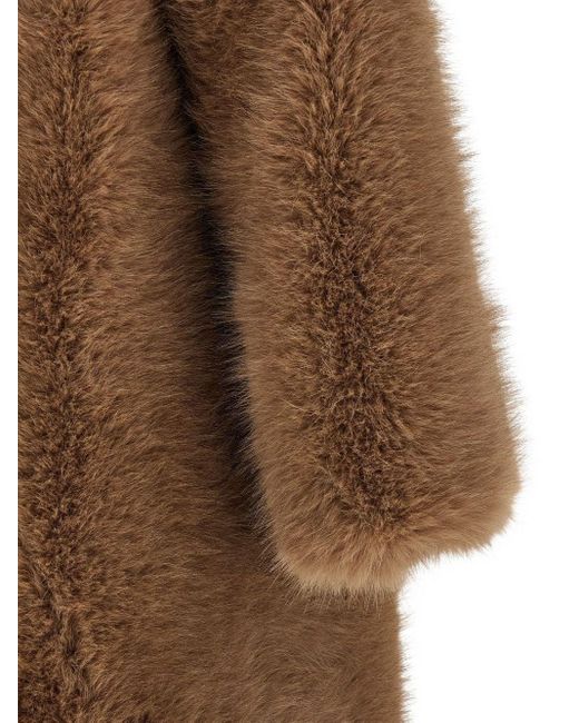 BB COUTURE Brown Biscuit Ecofur Coat