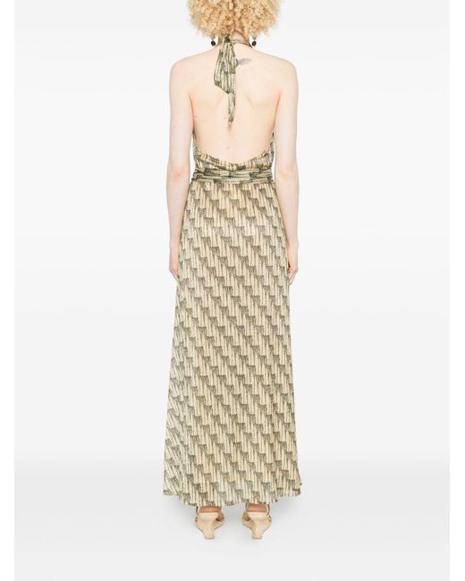 Siyu Metallic Ars Long Dress