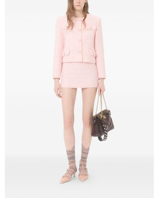Valentino Pink Tweed Jacket