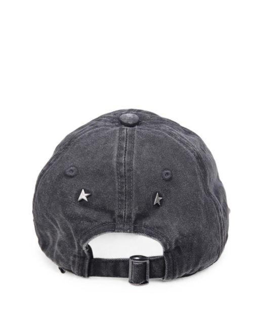 Golden Goose Deluxe Brand Gray Logo Baseball Cap