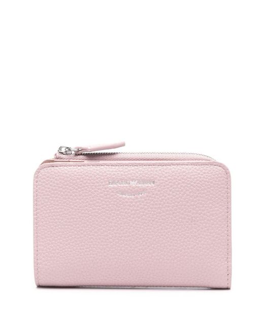 Emporio Armani Pink Zipped Card Case