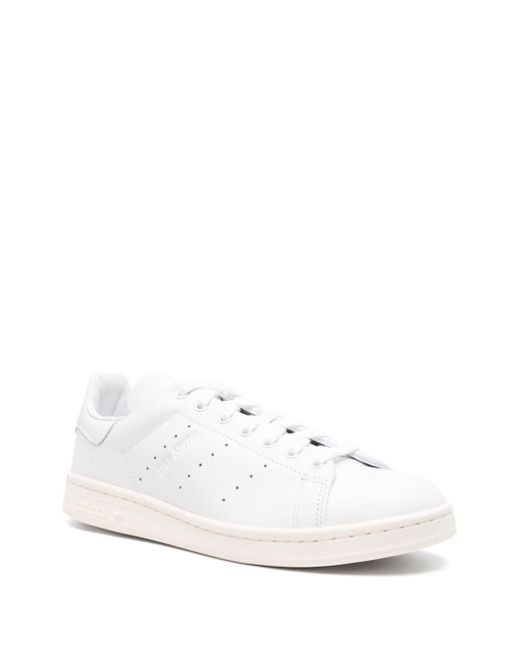 Adidas White Stan Smith Lux Leather Sneakers for men