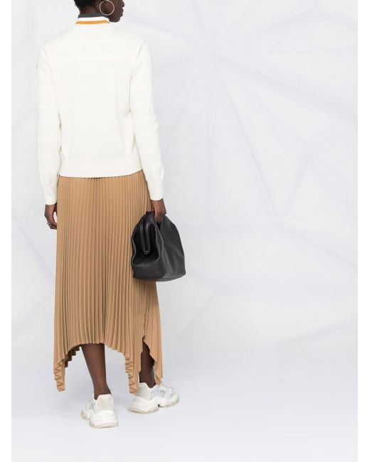 Moncler White Padded Cardigan
