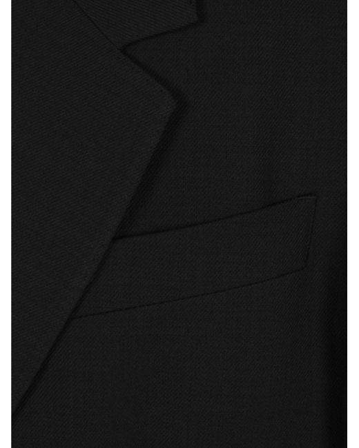 AMI Black Wool Blazer for men