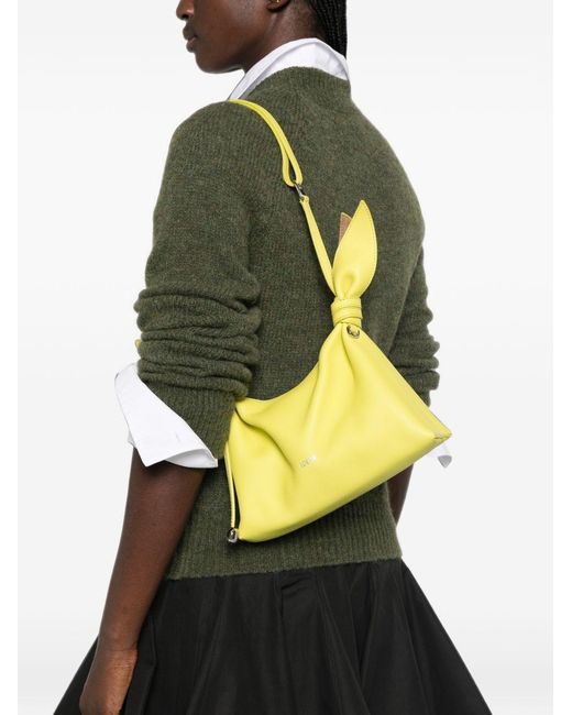 Loewe Yellow Scarf Mini Leather Shoulder Bag