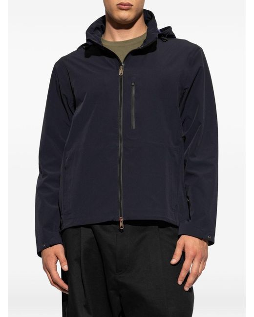 Paul Smith Blue Nylon Blouson Jacket for men