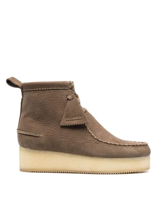 Clarks Brown Wallabee Craft Ankle Boots