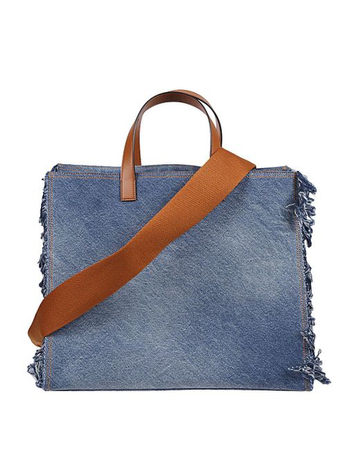 Fendi Denim Bag in Blue for Men Lyst