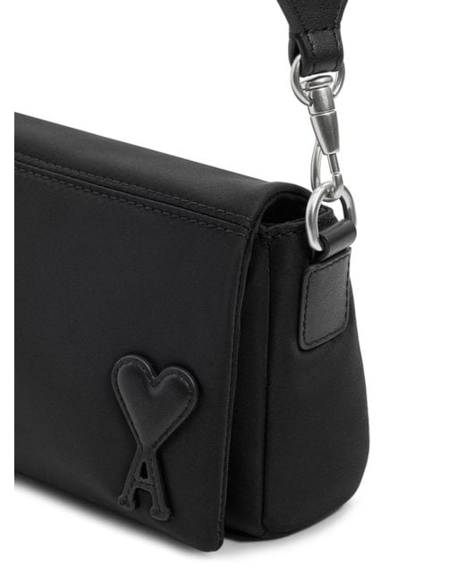 AMI White Marcel Nylon Shoulder Bag for men
