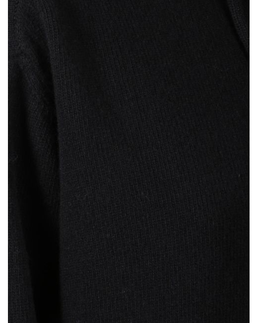 Jucca Black Hooded Sweetshirt