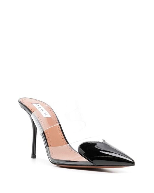 Alaïa Black Le Coeur Mules