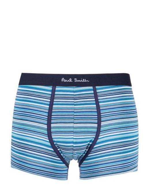 Set Di 5 Boxer A Righe di Paul Smith in Black da Uomo