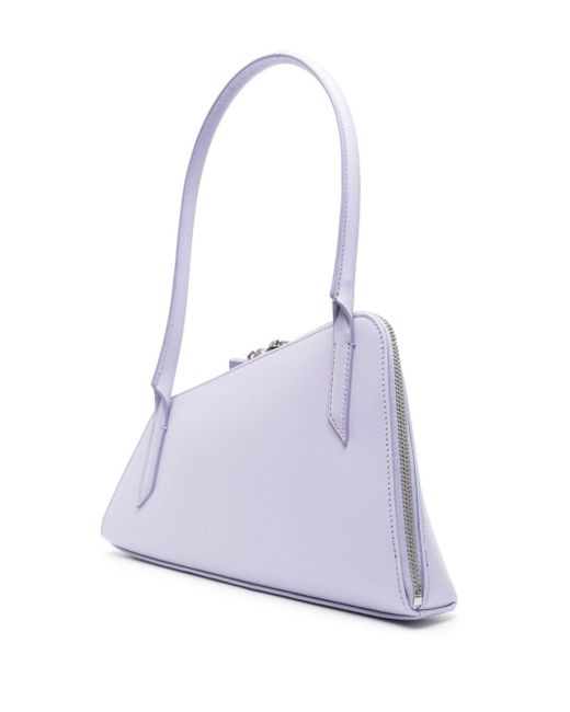The Attico Purple Sunrise Leather Shoulder Bag