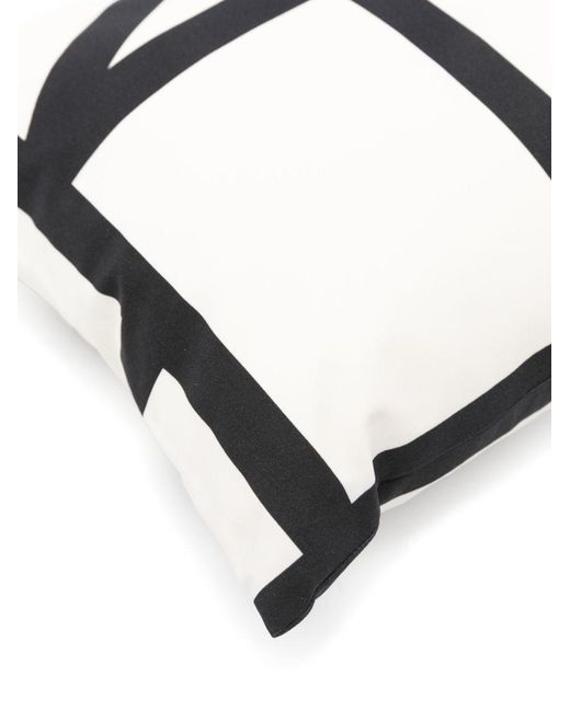 Totême  Black Monogram Pillow
