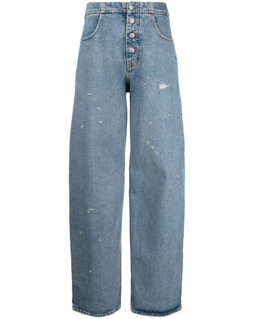 Mm6 wide leg jeans 2025