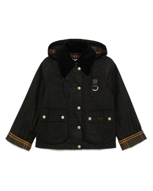 Barbour Black Cotton 'Reighton' Jacket