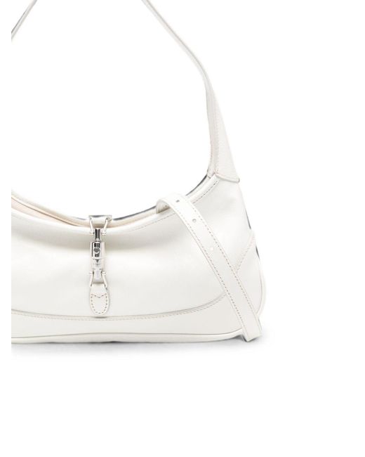 Gucci White Jackie Slim Small Shoulder Bag