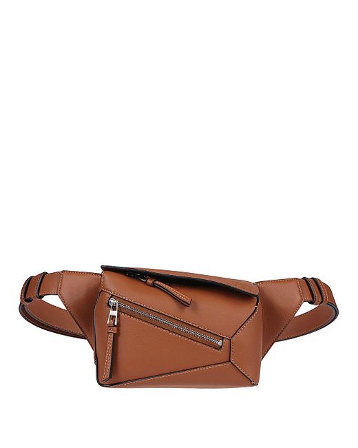 Loewe Brown Leather Pouch for men