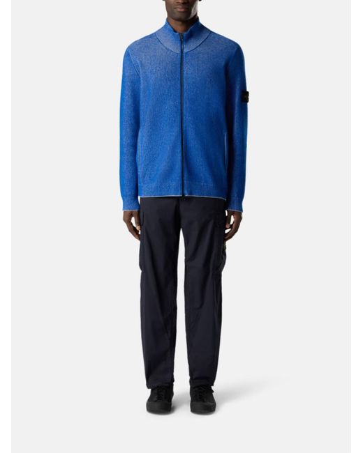 Stone Island Blue Parachute Pants for men
