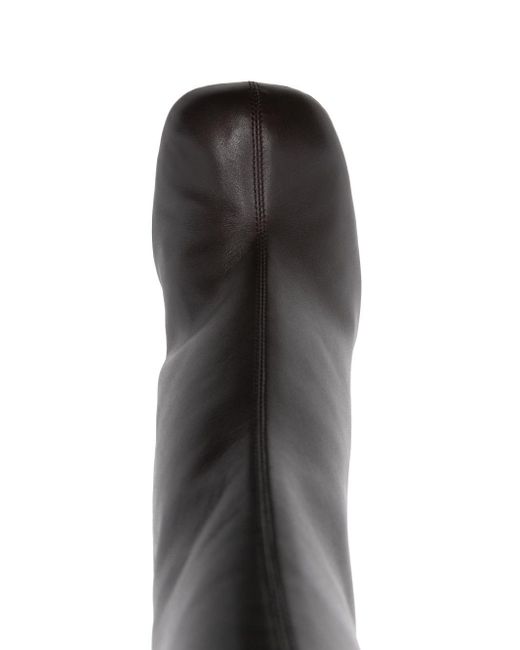 Bottega Veneta Black Shore Leather Boots