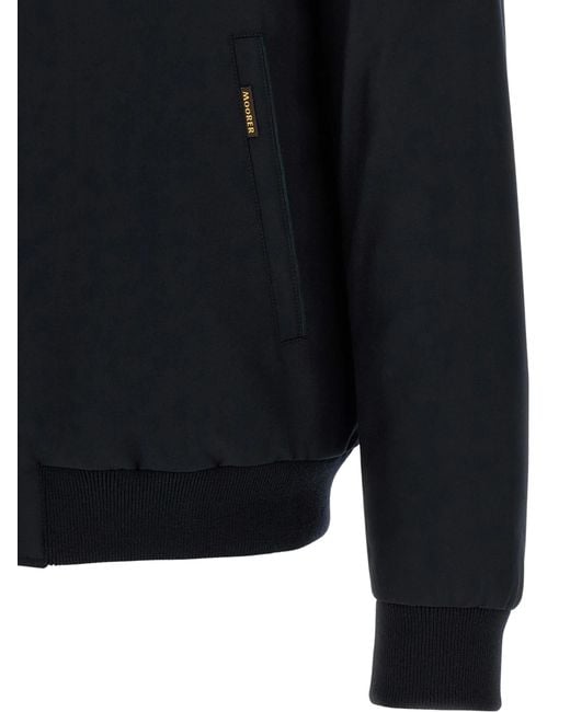 Moorer Blue Janos Bomber Jacket for men