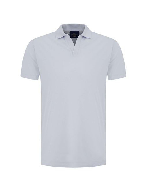 Paul & Shark White Cotton Polo Shirt for men