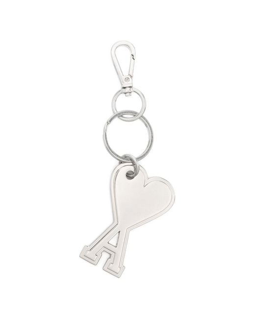 AMI White Ami De Coeur Keyring