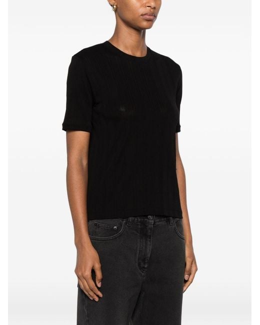 The Row Black Etina Top